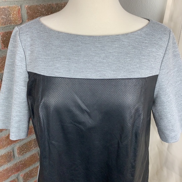 Robert Rodriguez Perforated Leather Front Top, L - Picture 4 of 13
